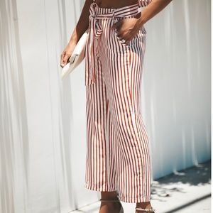 Red and White Stripe Pants